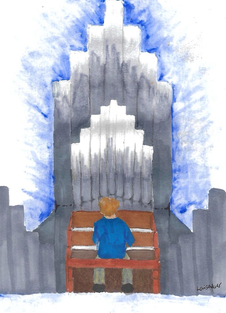 An der Orgel